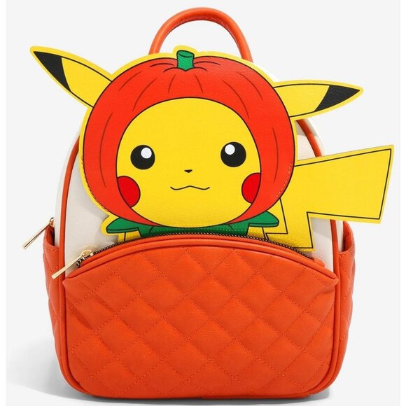 Pokemon Pumpkin Pikachu Mini Backpack - Picture 1 of 4